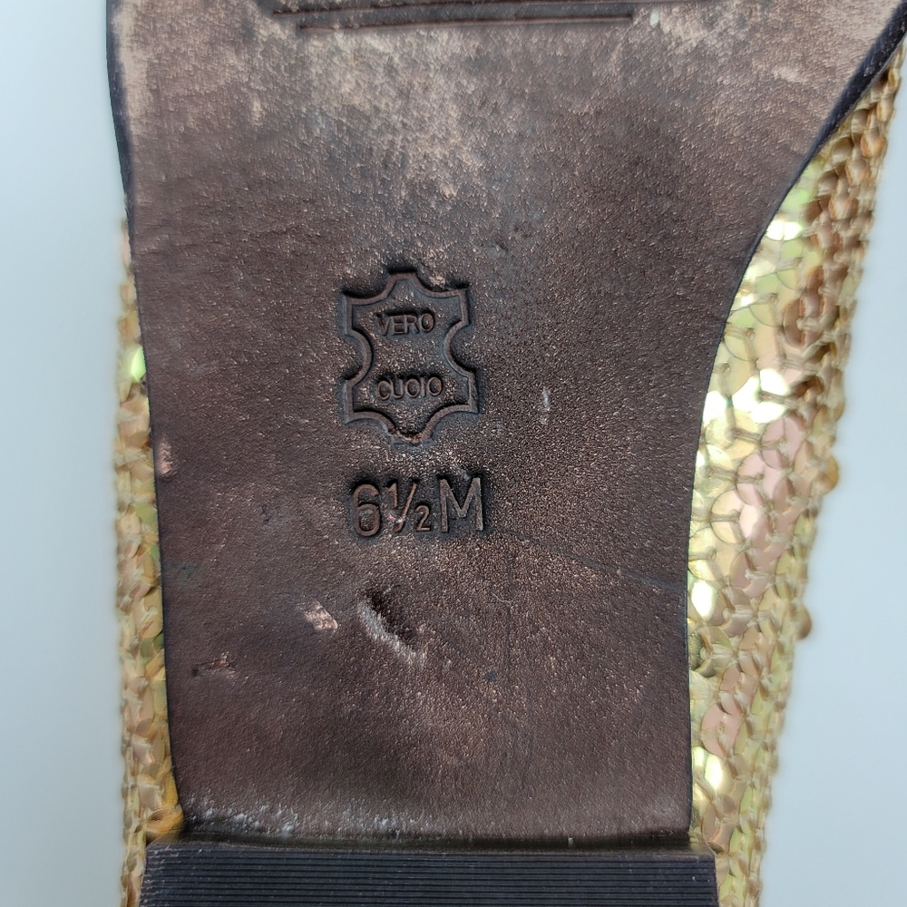 Michael Michael Kors Rose /Gold Sequin Loafers - Picture 13 of 16